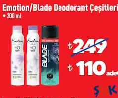 EMOTİON/BLADE DEODORANT ÇEŞİTLERİ 200 ML
